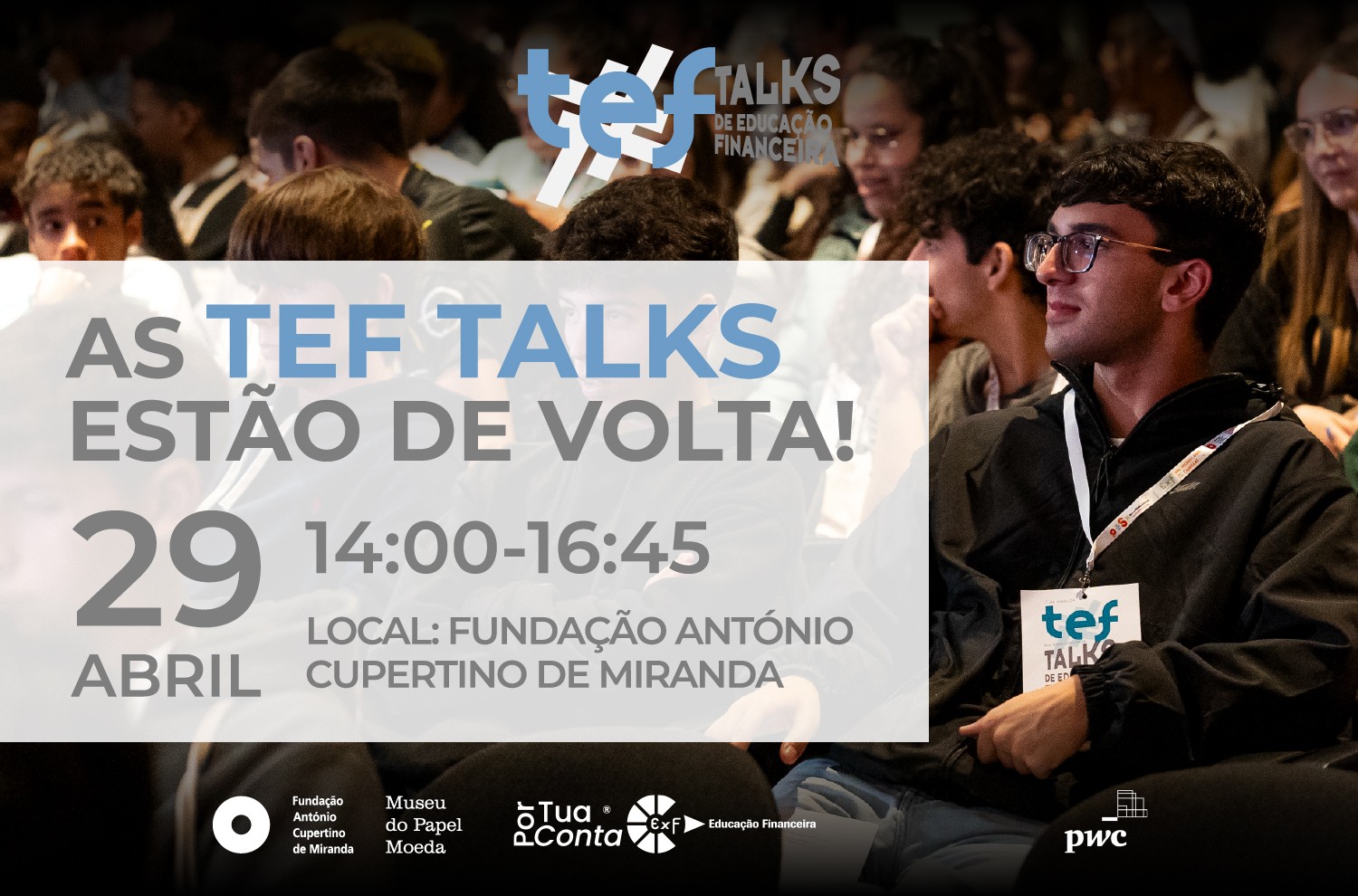 As TEF TALKS estão de volta!